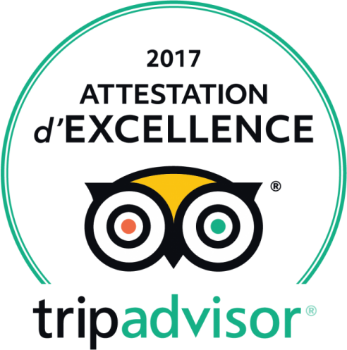 reconnu par Tripadvisor